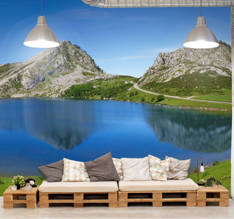 Fotomural lago Picos de Europa - TenVinilo