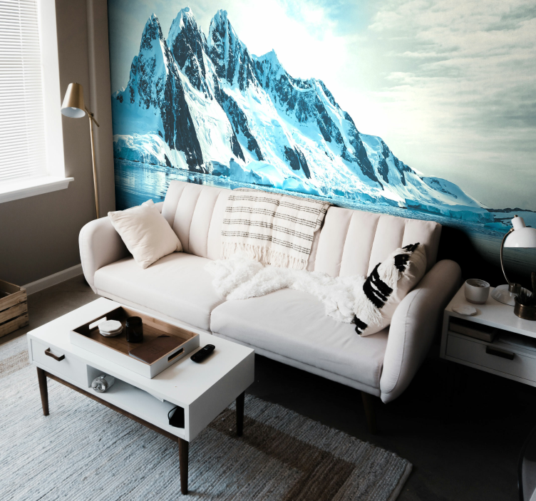 Fotomural montañas Antártida - TenVinilo