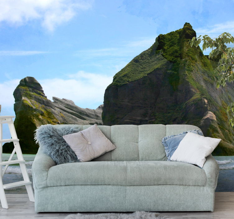 Fotomural montañas majestuoso paisaje de montaña - TenVinilo