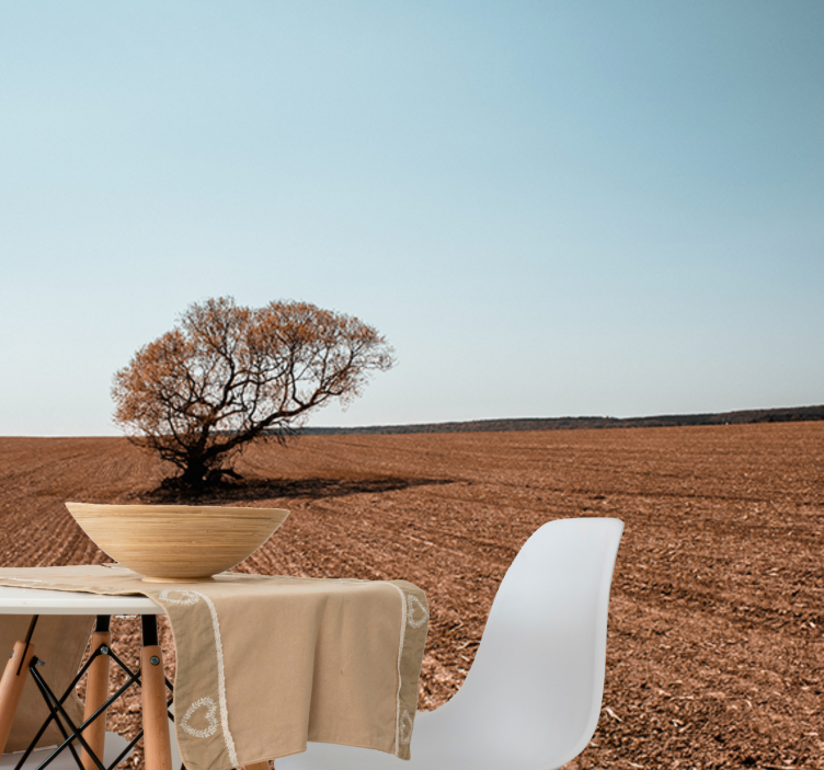 Fotomural naturaleza Árbol solitario paisaje - TenVinilo