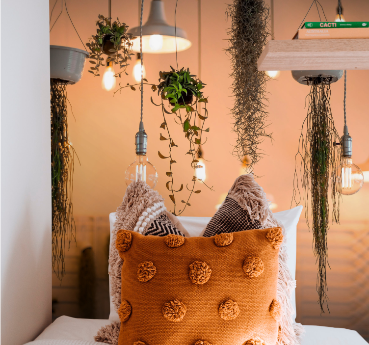 Fotomural naturaleza con acentos de vegetación colgante - TenVinilo