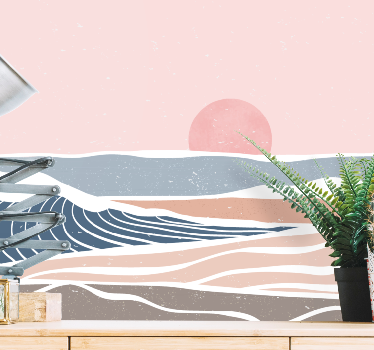 Fotomural naturaleza escena costera serena - TenVinilo