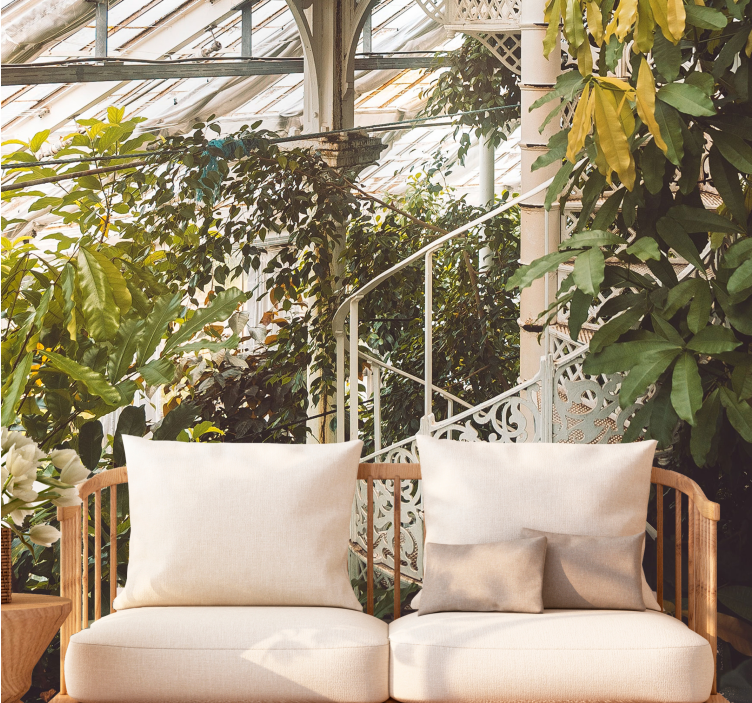 Fotomural naturaleza oasis de verdor exuberante - TenVinilo