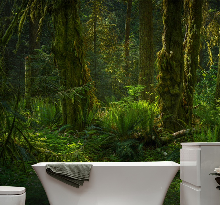 Fotomural naturaleza retiro del bosque sereno - TenVinilo