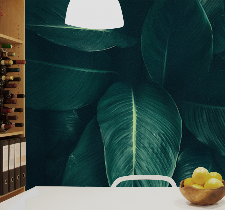 Fotomural naturaleza textura frondosa y exuberante - TenVinilo