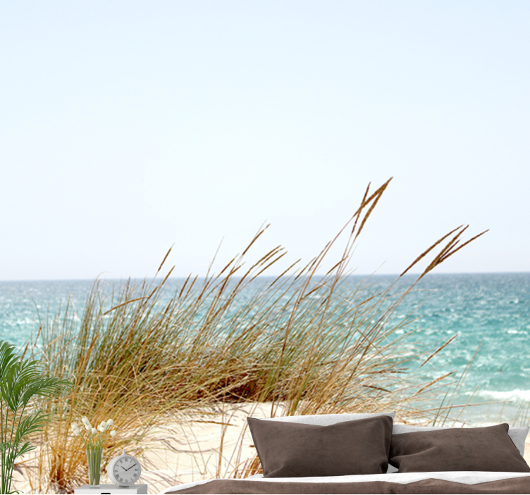 Fotomural naturaleza vista de la costa tranquila - TenVinilo