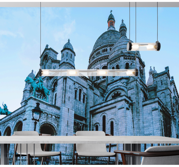 Fotomural París basílica del sagrado corazón - TenVinilo