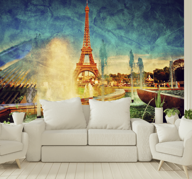 Foto mural París París de noche - TenVinilo