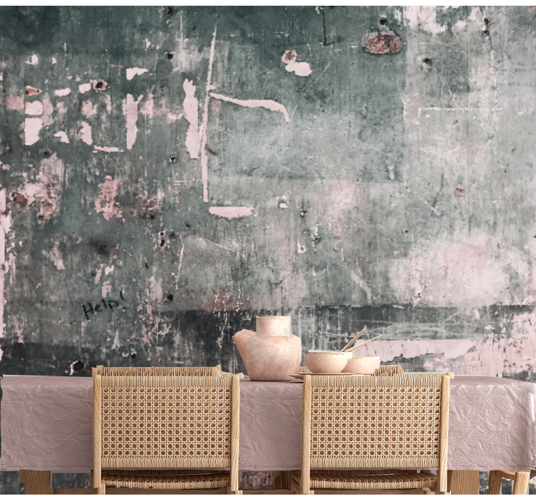 Fotomural textura arte de superficie desgastada - TenVinilo