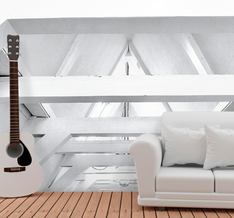 Fotomural textura estructura arquitectónica - TenVinilo