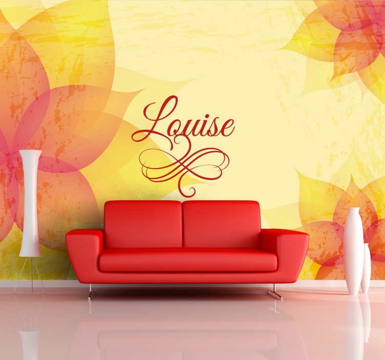 Mural de pared flores arreglo botánico sofisticado - TenVinilo