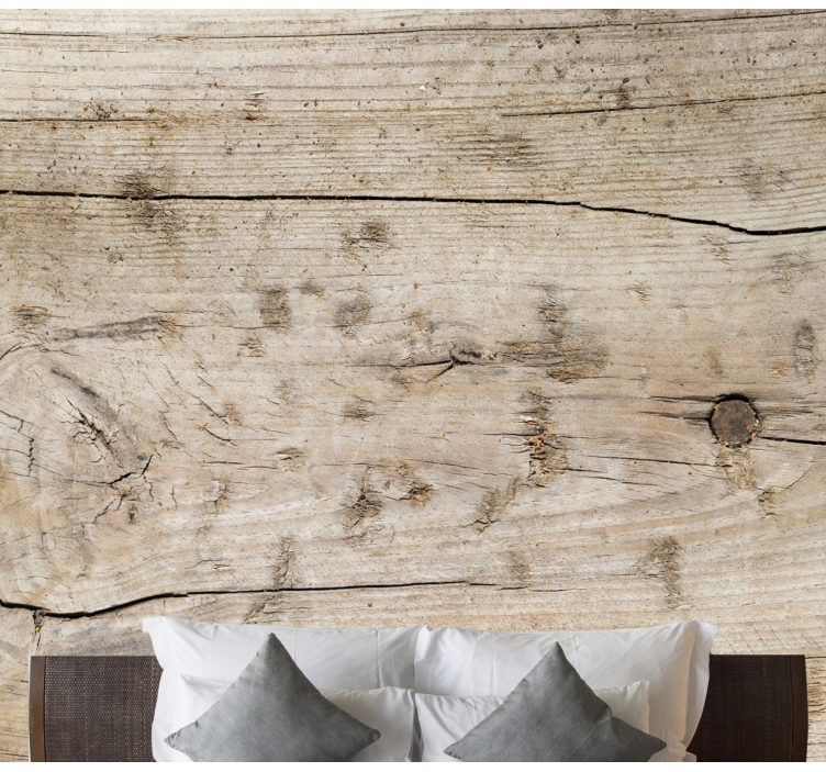 Mural de pared madera superficie de madera texturizada - TenVinilo