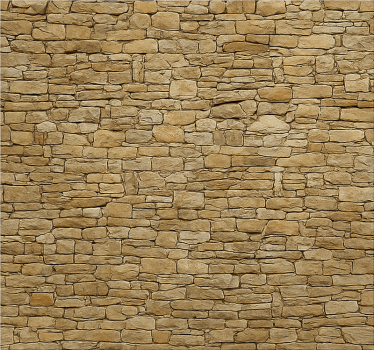 Mural pared salón muro de piedra beige - TenVinilo