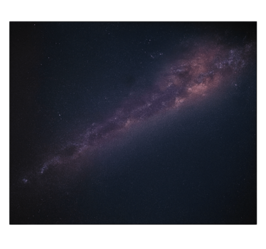 Mural para dormitorio juvenil galaxia con estrellas - TenVinilo