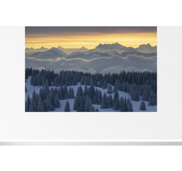 Fotomural montañas alpes suizos – aiguilles du midi - TenVinilo