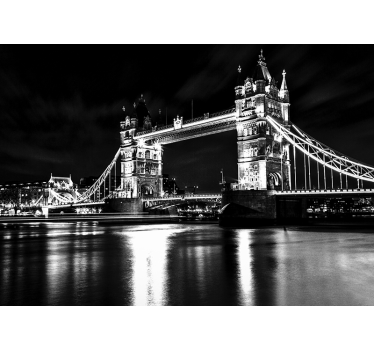 Fotomural Tower Bridge imagen vintage - TenVinilo