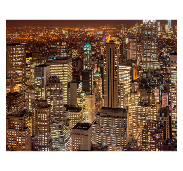 Fotomural New York vistas de noche - TenVinilo