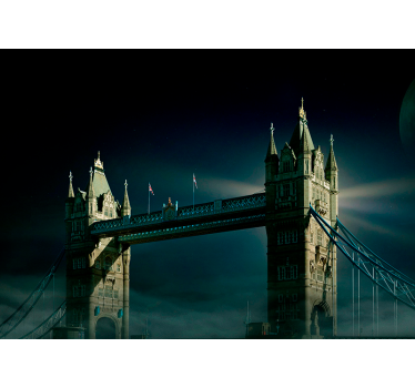 Fotomural Londres con niebla - TenVinilo