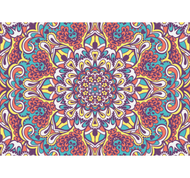 Mural Zen mandala para salón - TenVinilo