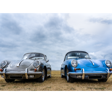 Fotomural vehículo par de coches clásicos - TenVinilo