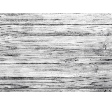 Fotomural imitación de madera color gris - TenVinilo