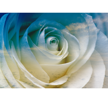 Mural de pared flores elegancia de rosas - TenVinilo