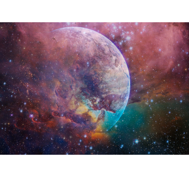 Fotomural espacio escena de nebulosa celestial - TenVinilo