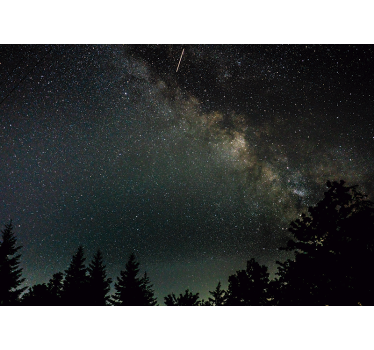 Fotomural espacio paisaje nocturno celestial - TenVinilo