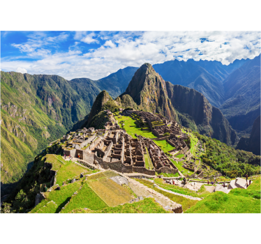 Fotomural ciudad paisaje de machu picchu - TenVinilo