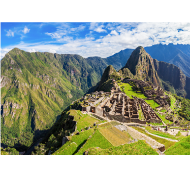 Fotomural ciudad vista de machu picchu - TenVinilo