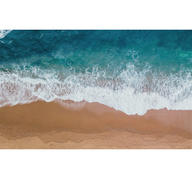 Fotomural mar patrones de olas marinas - TenVinilo