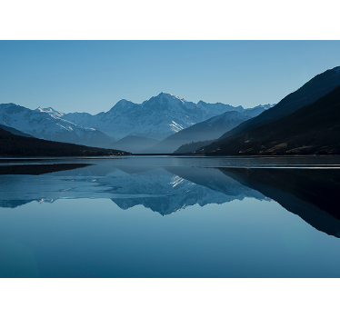 Fotomural montañas reflejos de montañas serenas - TenVinilo