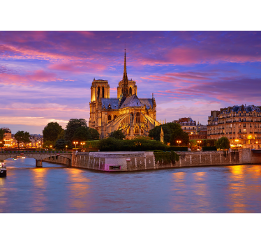 Fotomural parís basílica de notre dame - TenVinilo
