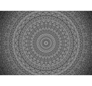 Fotomural mandala patrón circular intrincado - TenVinilo