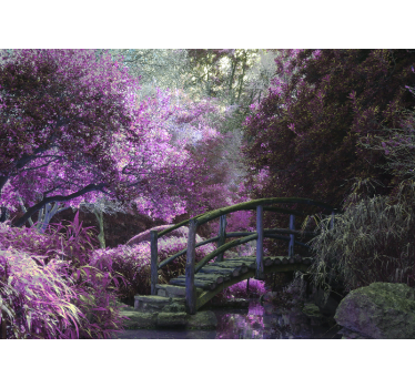 Fotomural naturaleza paisaje de puente sereno - TenVinilo