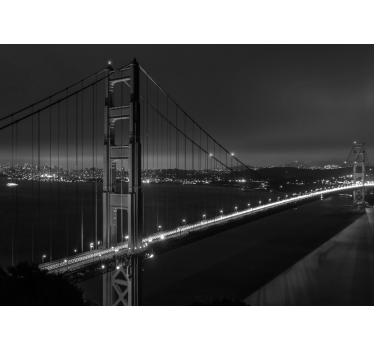 Fotomural ciudad conexión golden gate - TenVinilo