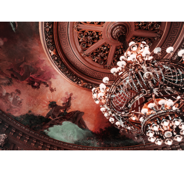 Fotomural detalle opulento de la lámpara - TenVinilo
