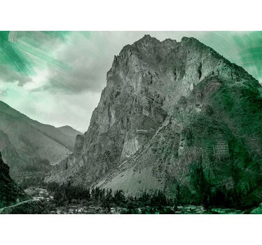 Fotomural montañas majestuosas verdes - TenVinilo