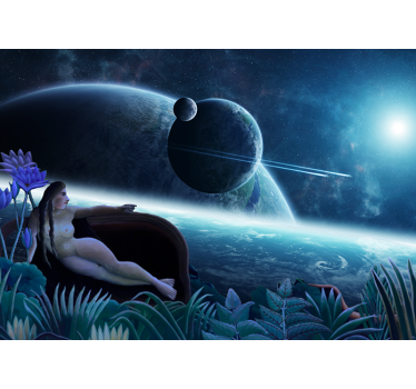 Fotomural fantasía paisaje de sueños celestiales - TenVinilo