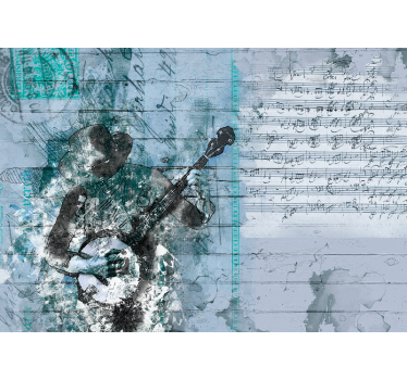 Fotomural música Diseño musical abstracto - TenVinilo