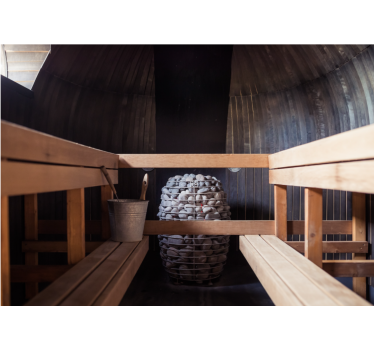 Fotomural zen experiencia de sauna relajante - TenVinilo