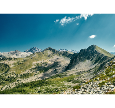 Papel pintado paisaje vista de la gran cordillera - TenVinilo