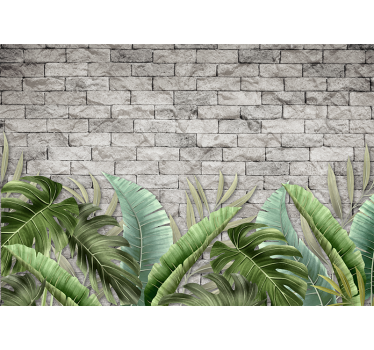 Papel pintado naturaleza verdes tropicales lujosos - TenVinilo