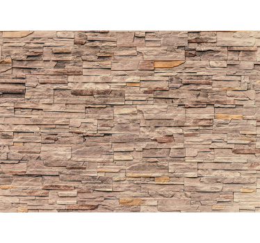 Mural de pared piedra patrón de piedra natural - TenVinilo
