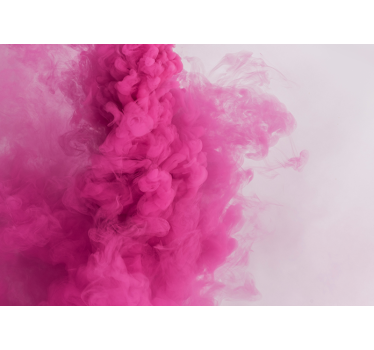 Fotomural abstracto nubes rosadas esponjosas - TenVinilo