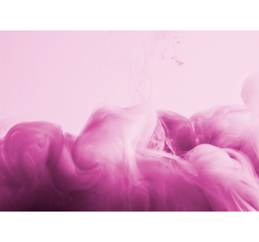 Fotomural abstracto flujo de humo rosa - TenVinilo