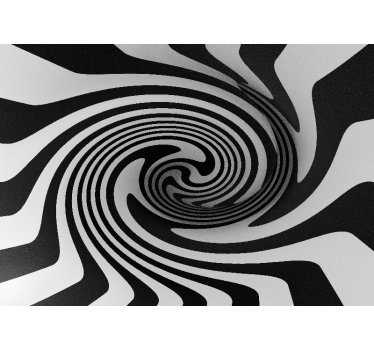 Fotomural abstracto efecto ilusión espiral - TenVinilo
