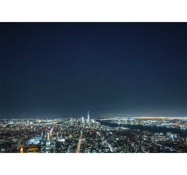 Fotomural nueva york vista nocturna - TenVinilo