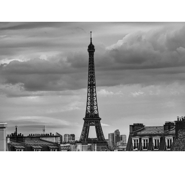 Fotomural parís dibujo de la torre eiffel - TenVinilo