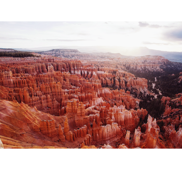 Papel pintado paisaje vista del cañón bryce - TenVinilo